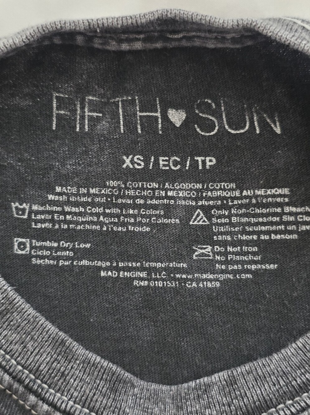 Acid-wash Black Graphic Tee‎ Skeleton Rose Skateboarding Skate of Mind Retro XS - Picture 3 of 7